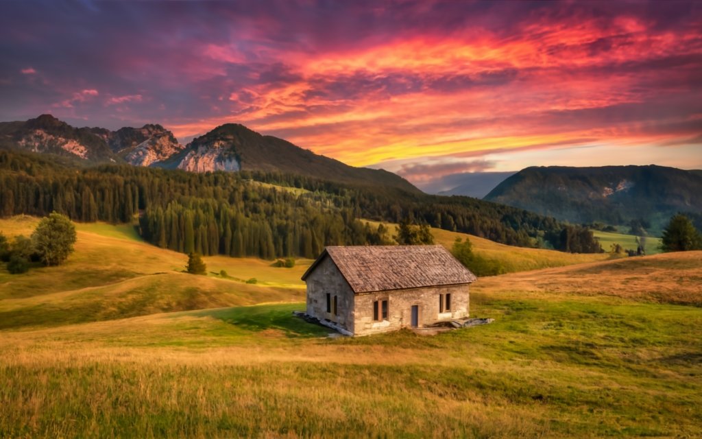 działki i grunty, samotny dom
